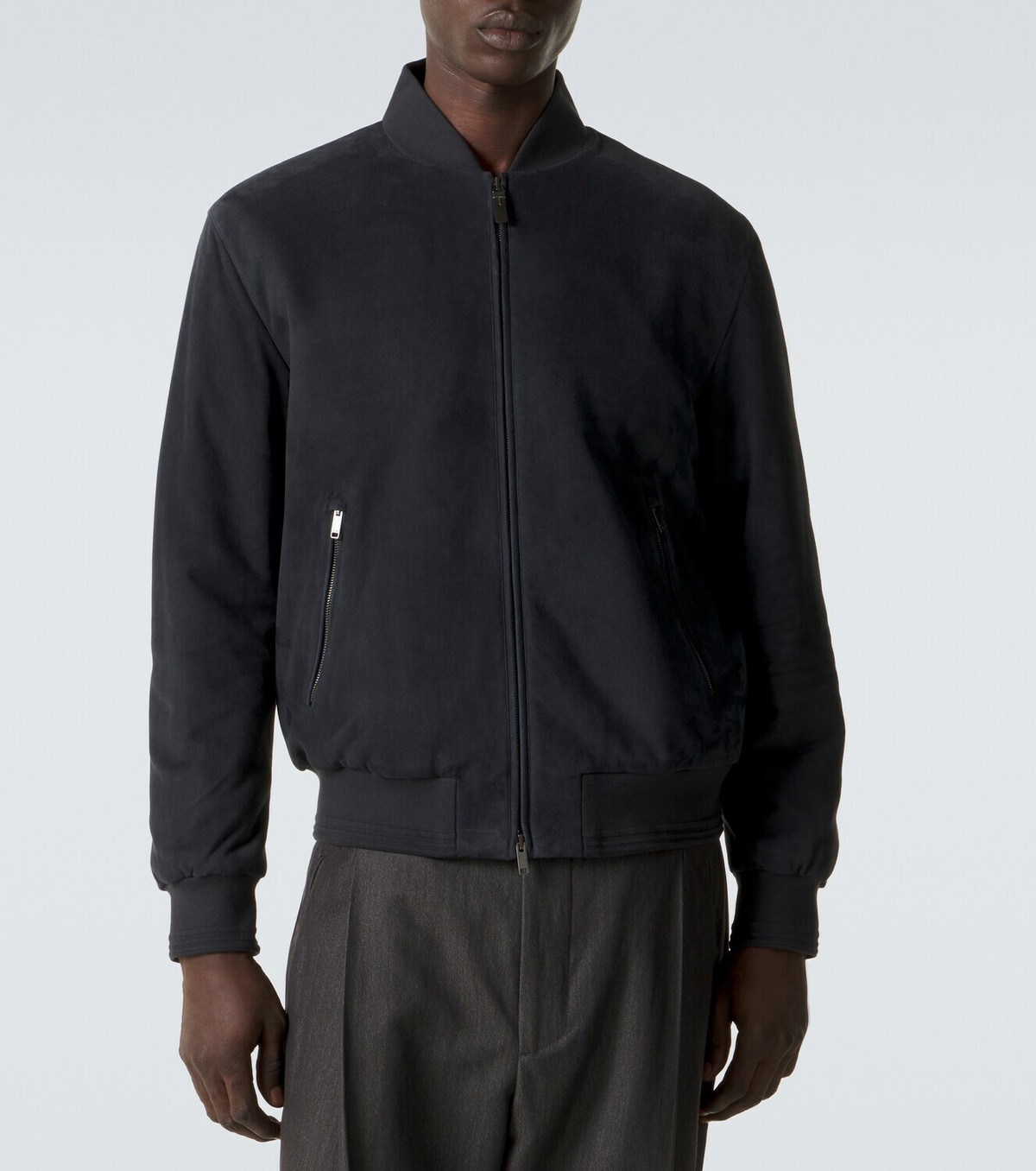 Tod's Suede bomber jacket