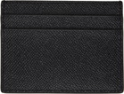 Dolce&Gabbana Black Dauphine Calfskin Card Holder