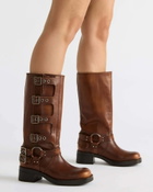 Steve Madden Rockyy Boots in Cognac