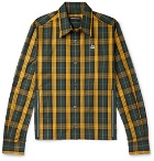 Undercover - Printed Checked Cotton Shirt - Green