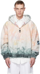 We11done Multicolor Half-Zip Hoodie