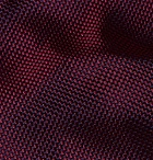 Ermenegildo Zegna - 8cm Silk-Jacquard Tie - Men - Burgundy
