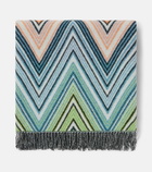 Missoni Plume Zig Zag wool-blend throw