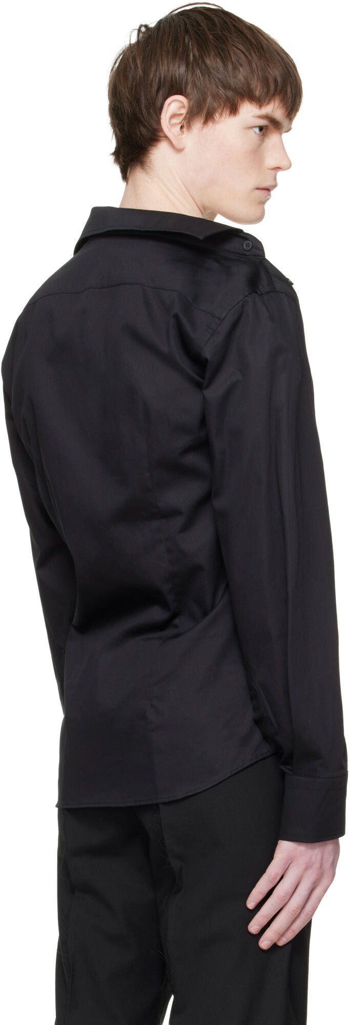 HODAKOVA Black Asymmetric Shirt