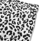 Noon Goons - Slim-Fit Leopard-Print Denim Jeans - White