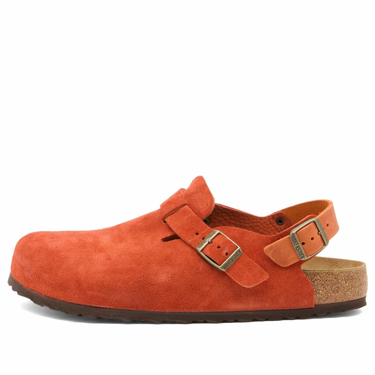 Birkenstock Tokio in Rust Brown Suede