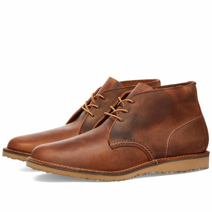Photo: Red Wing Men's 3322 Weekender Chukka in Copper Rough/Tough