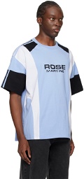 Martine Rose Blue Paneled T-Shirt