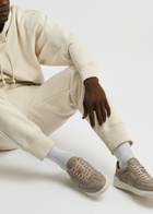 Valentino Upvillage Padded Leather Sneakers Beige