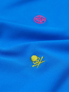 G/FORE - Embroidered Piqué Golf Polo Shirt - Blue
