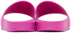 Palm Angels Pink New Logo Pool Slides