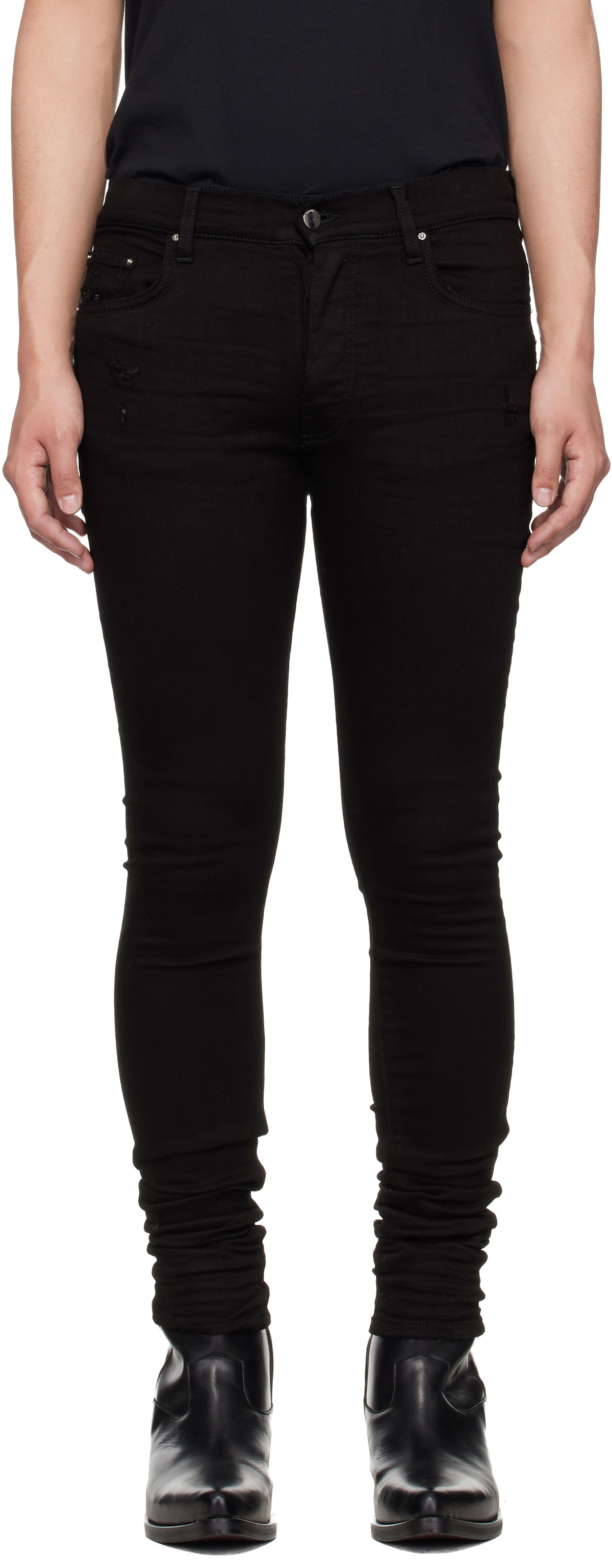 AMIRI Black Stack Jeans