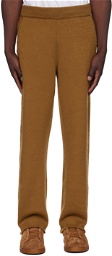 ZEGNA x The Elder Statesman Brown Brushed Trousers