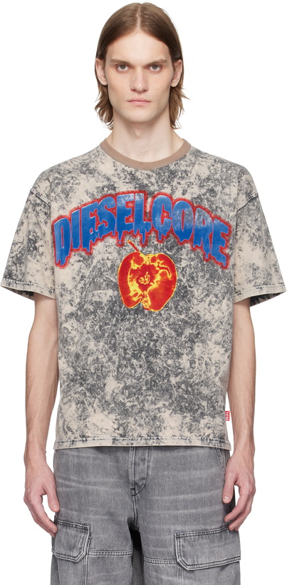 Photo: Diesel Gray T-Boxt-R9 T-shirt