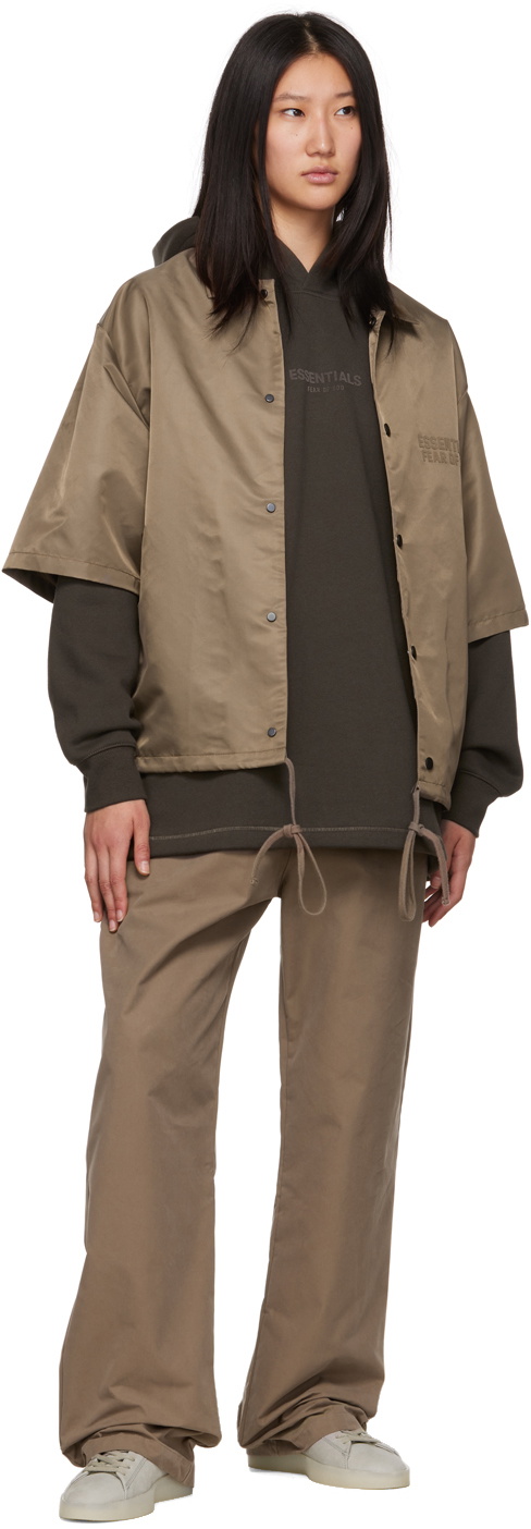 Essentials Brown Relaxed Lounge Pants