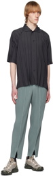 Homme Plissé Issey Miyake Gray Edge Shirt