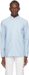 Fred Perry Blue Button Shirt