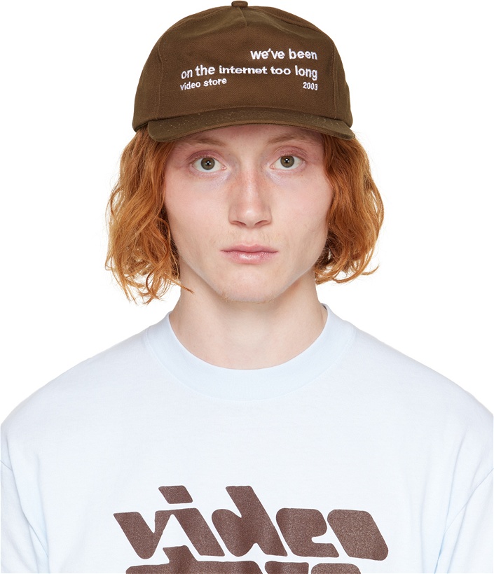 Photo: Video Store Apparel Brown Embroidered Cap