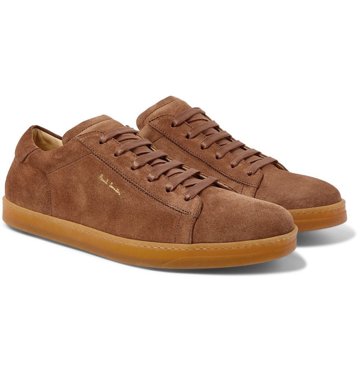Photo: Paul Smith - Huxley Suede Sneakers - Brown