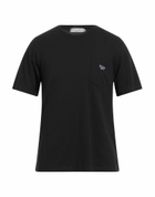 Maison Kitsuné Mens T-shirt in Black