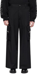 Off-White Black Buckles Cargo Pants