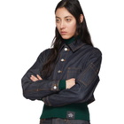 S.R. STUDIO. LA. CA. Indigo Denim Cropped Jacket