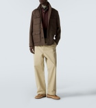 Loro Piana Tennis Walk suede sneakers