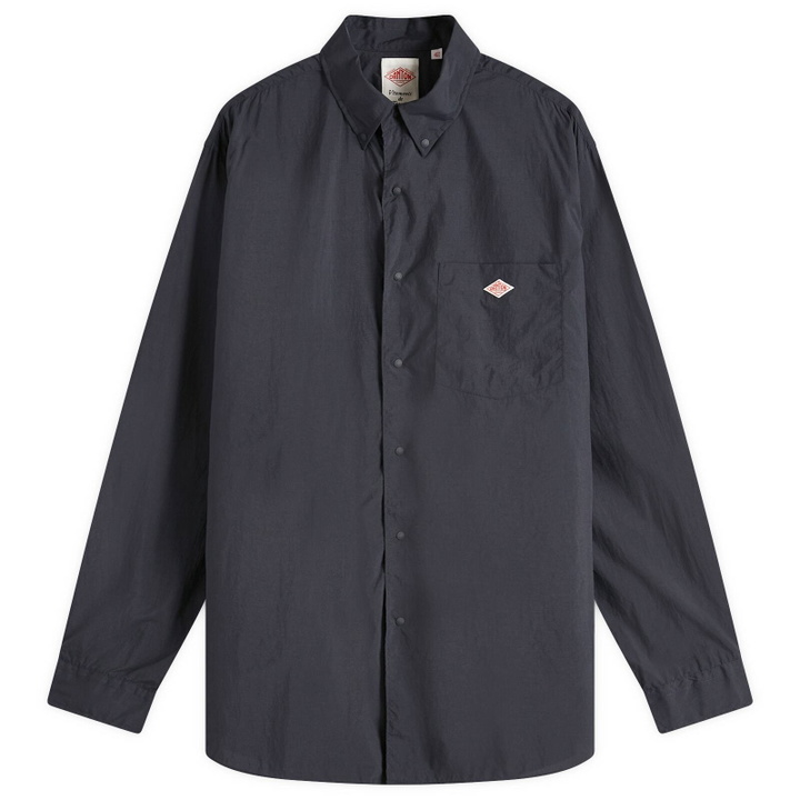 Photo: Danton Men's Snap Front Overshirt in Dark Navy