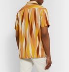 Mr P. - Printed Voile Shirt - Yellow