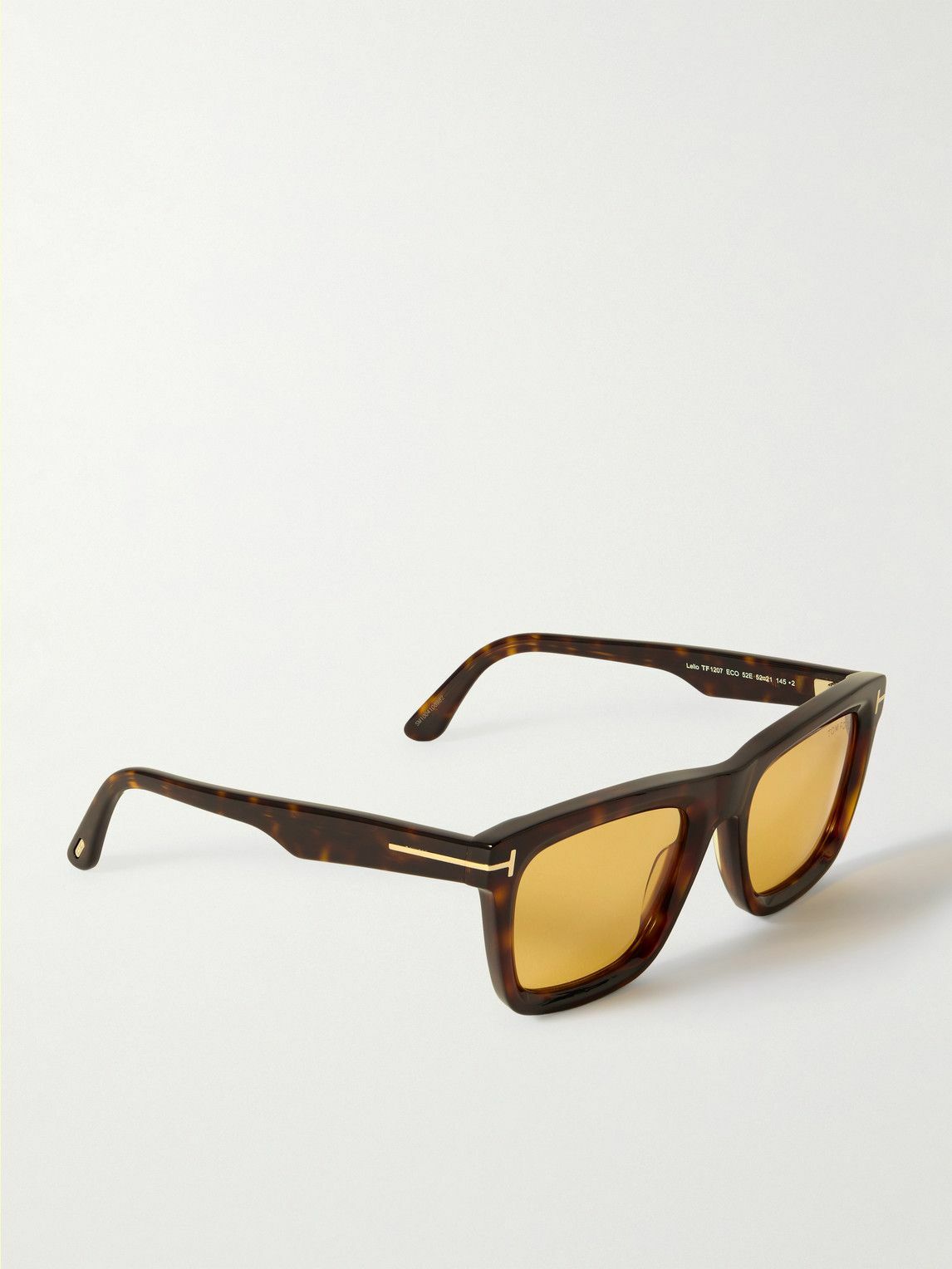 TOM FORD - Lelio Square-Frame Tortoiseshell Acetate Sunglasses