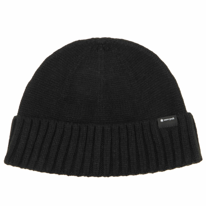 Photo: Snow Peak Men's Knit Cap in Black 