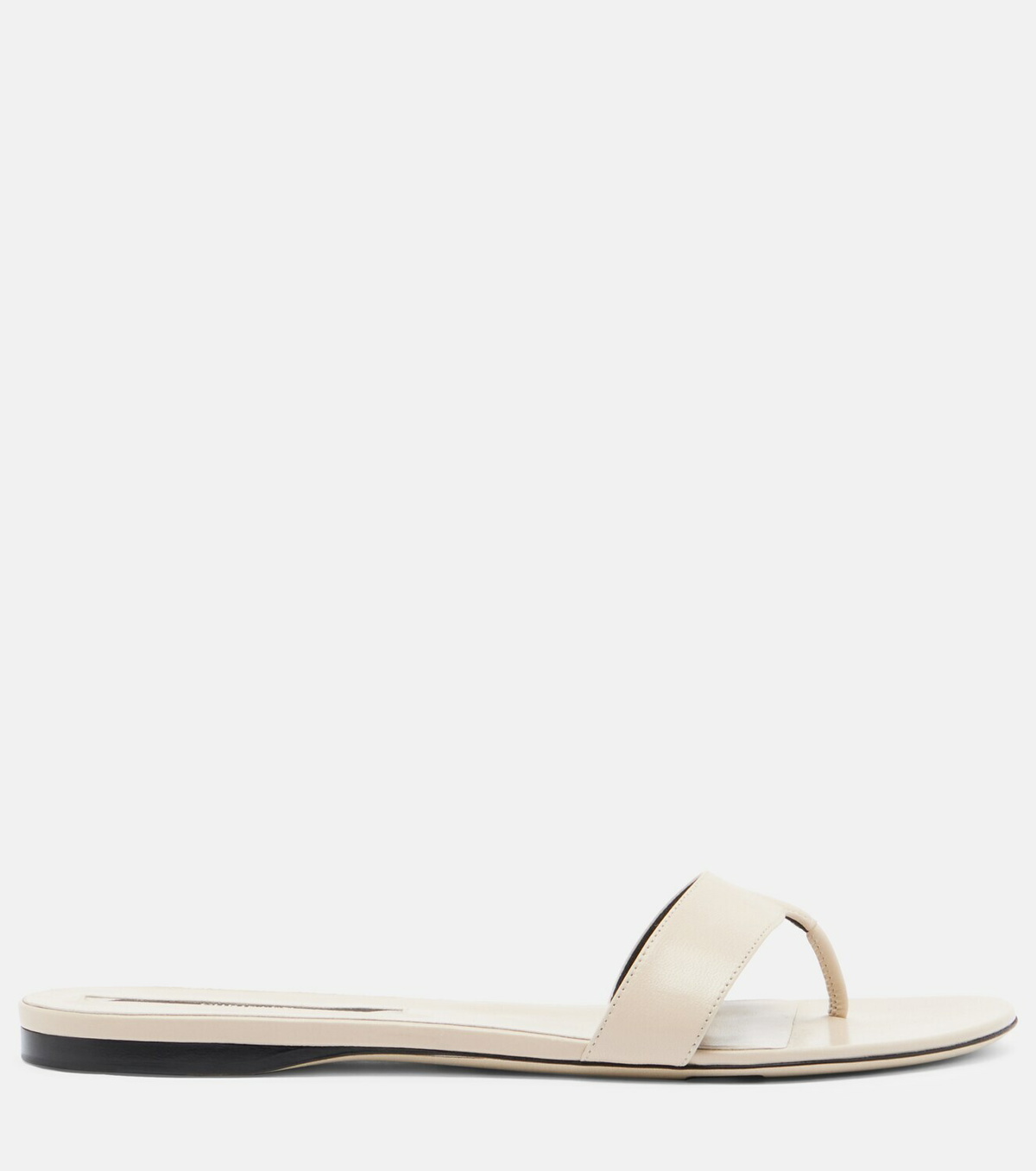 Christen Helix leather thong sandals
