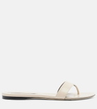Christen Helix leather thong sandals