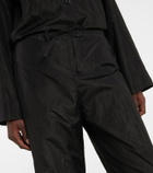 The Row Hypnos high-rise silk cropped pants