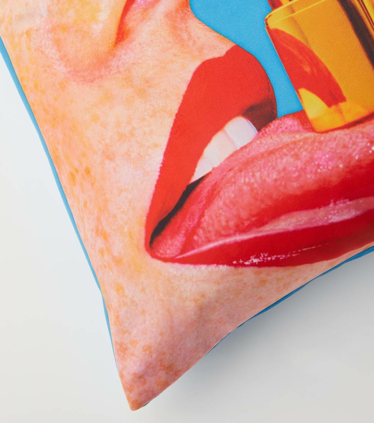 Seletti x Toiletpaper Tongue cushion