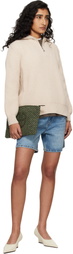 ANINE BING Green Rio Pouch