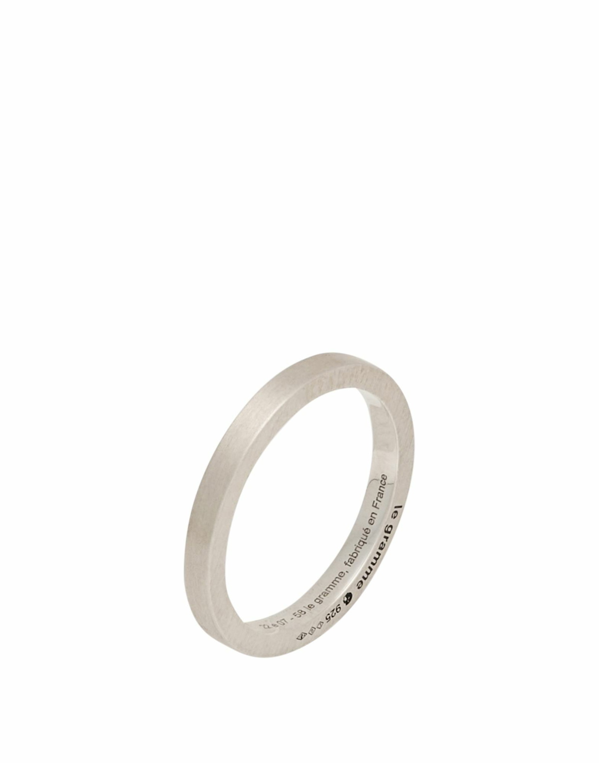 Le Gramme Womens Ring in Silver