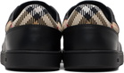 Burberry Black Leather Set Sneakers