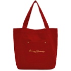 Opening Ceremony Red Corduroy Tote