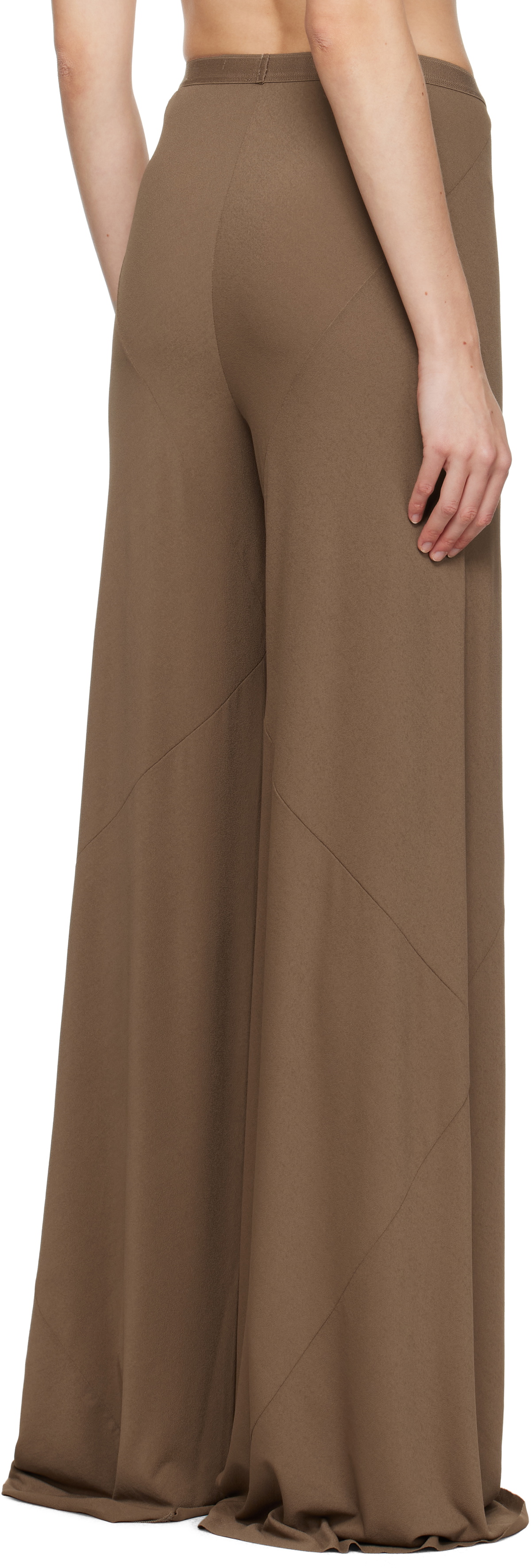 Rick Owens Lilies Tan Porterville Farrah Bias Lounge Pants