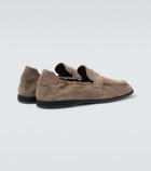 Brioni Suede penny loafers