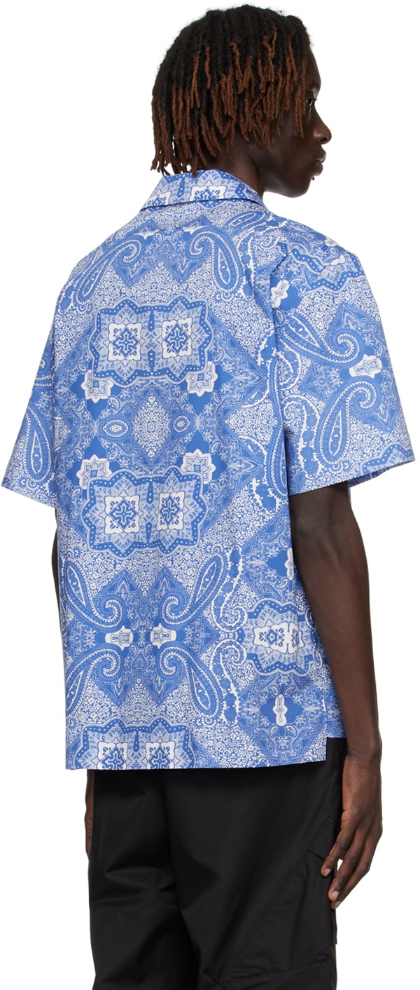 Moncler Blue Camicia Shirt