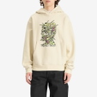 Brain Dead Men's Scrambled Head Hoodie in Natural