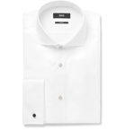 Hugo Boss - White Jaiden Slim-Fit Double-Cuff Cotton-Twill Shirt - Men - White