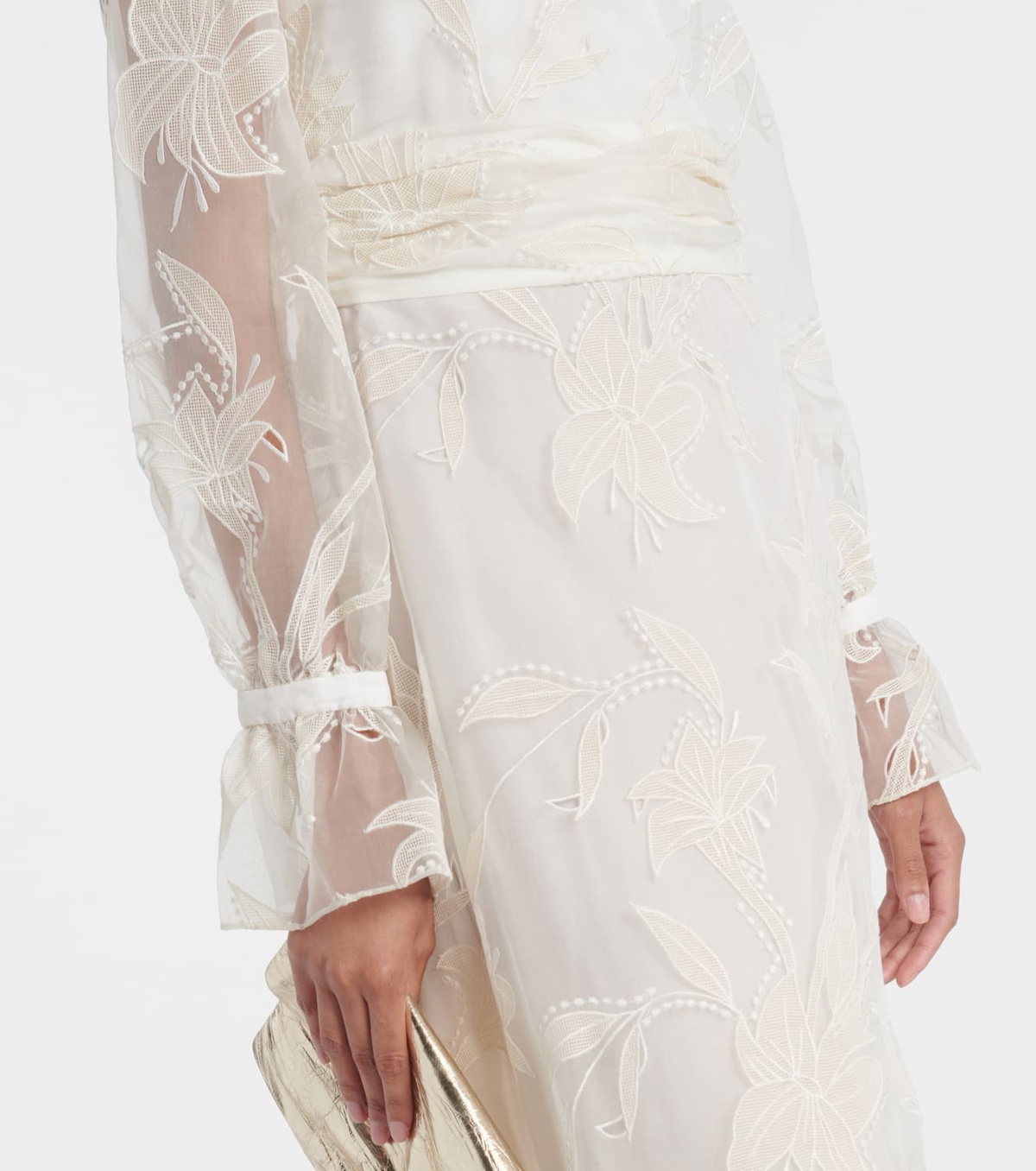 Markarian Bridal Adeline silk organza gown