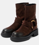 Dorothee Schumacher Suede Softness biker boots
