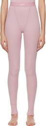 SKIMS Purple Cotton Rib Leggings