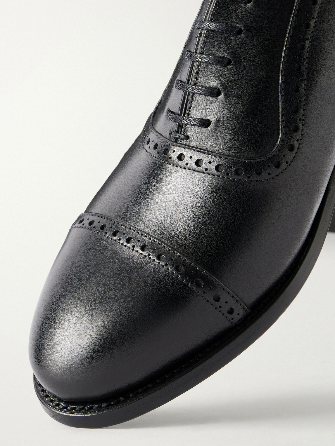 MORJAS - The Adelaide Leather Brogues - Black