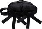 Simone Rocha Black Beaded Classic Bow Crossbody Bag