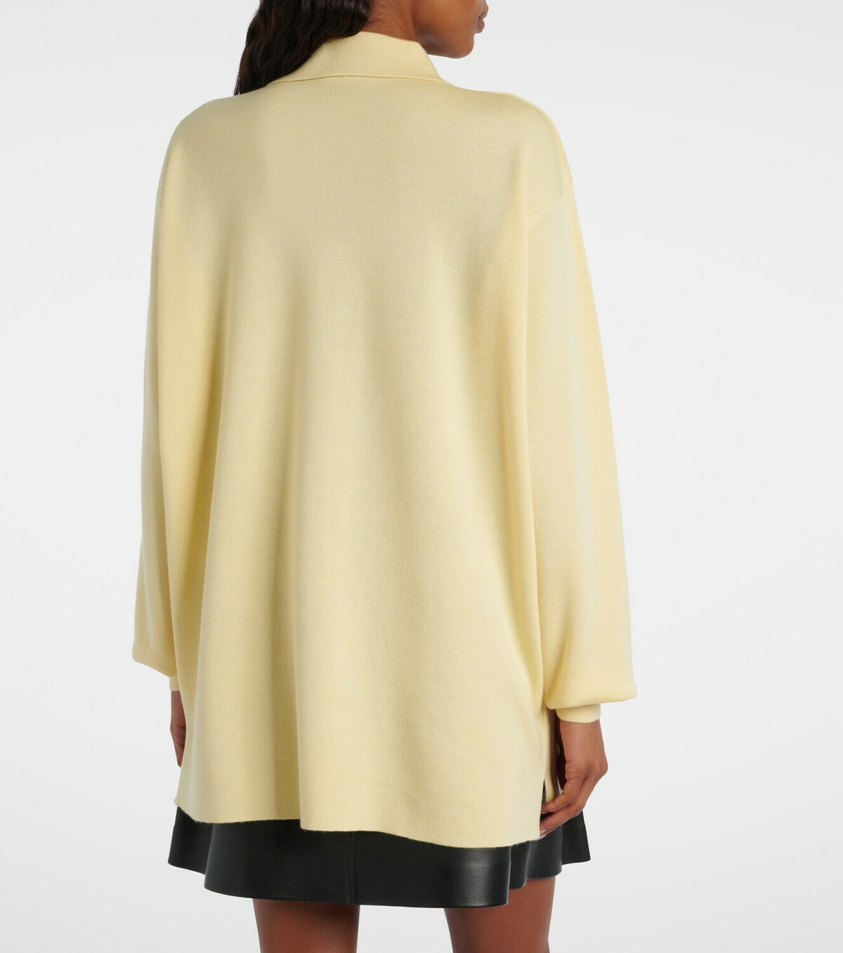 Loewe Double L cashmere and silk-blend polo sweater